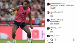 开云注册网址-廷伯：能回到队里和大家一起训练，我很感恩